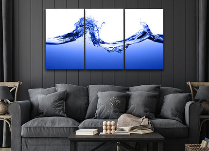 incredible Blue Splatter with rough strokes and edges in grunge style AOA14282 {3x}