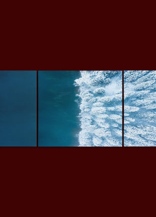 Beautiful Winter background Forest and Ocean AOA13013 {x3}