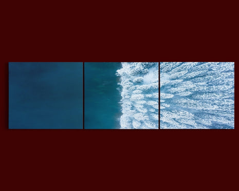 Beautiful Winter background Forest and Ocean AOA13013 {x3}