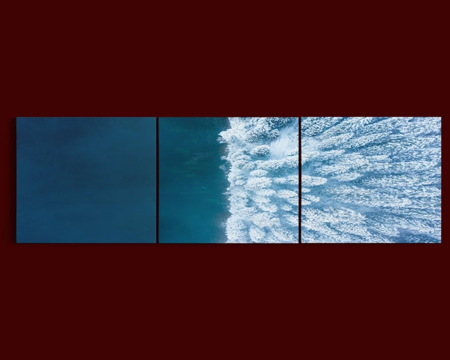 Beautiful Winter background Forest and Ocean AOA13013 {x3}