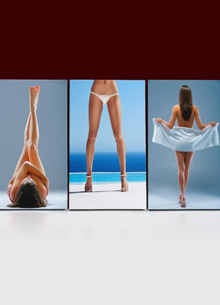 long luscious Lady legs perfectly tanned legs at the beach AOA14311 {x3}