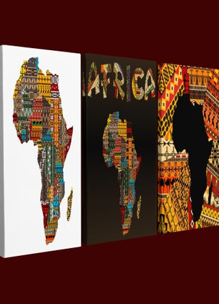 MAMA AFRICA map  AOA14304 {x3}