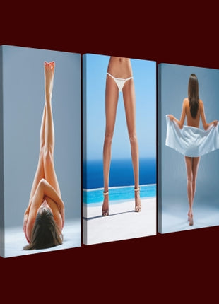 long luscious Lady legs perfectly tanned legs at the beach AOA14311 {x3}