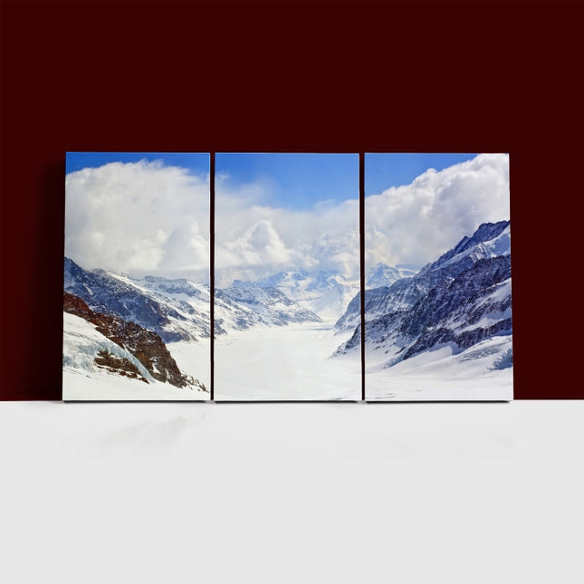Great Aletsch Glacier Switzerland Snow Covered MOUNTAIN AOA14309 {x3}