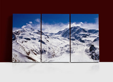 Ski Path Snow Covered MOUNTAIN at Matterhorn Switzerland AOA14307 {x3}