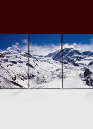 Ski Path Snow Covered MOUNTAIN at Matterhorn Switzerland AOA14307 {x3}