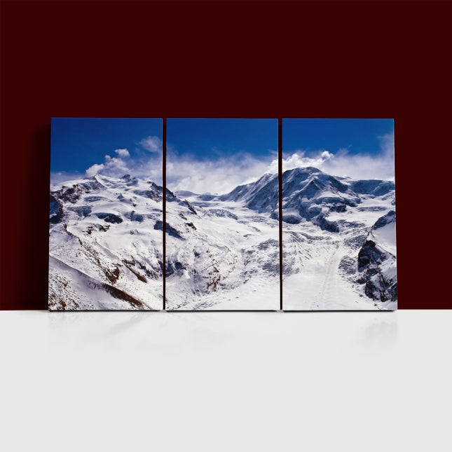 Ski Path Snow Covered MOUNTAIN at Matterhorn Switzerland AOA14307 {x3}