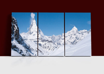 Matterhorn peak Switzerland Snow Covered MOUNTAIN AOA14310 {x3}