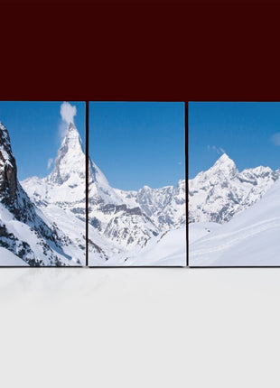 Matterhorn peak Switzerland Snow Covered MOUNTAIN AOA14310 {x3}