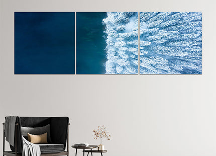 Beautiful Winter background Forest and Ocean AOA13013 {x3}