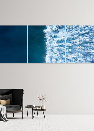 Beautiful Winter background Forest and Ocean AOA13013 {x3}