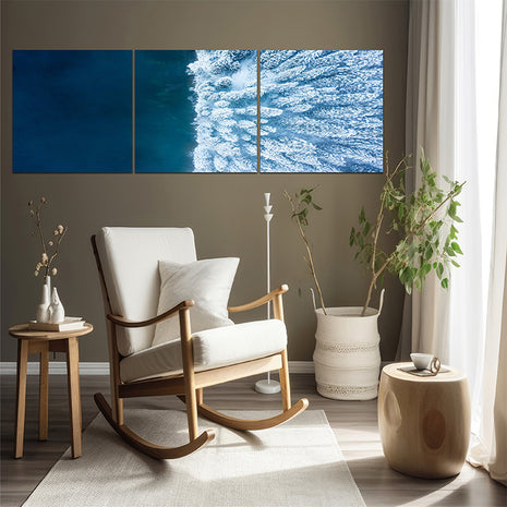 Beautiful Winter background Forest and Ocean AOA13013 {x3}
