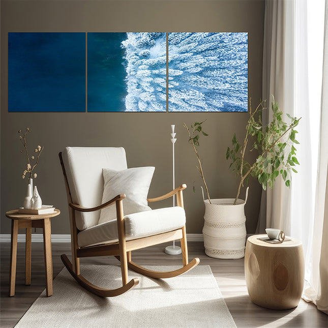 Beautiful Winter background Forest and Ocean AOA13013 {x3}