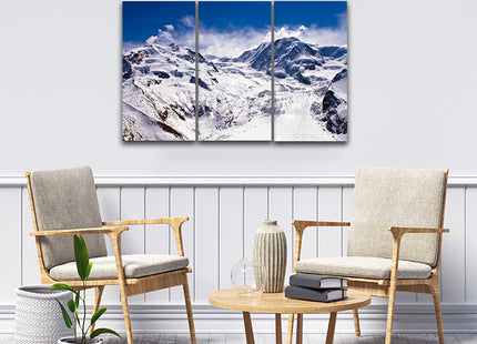 Ski Path Snow Covered MOUNTAIN at Matterhorn Switzerland AOA14307 {x3}