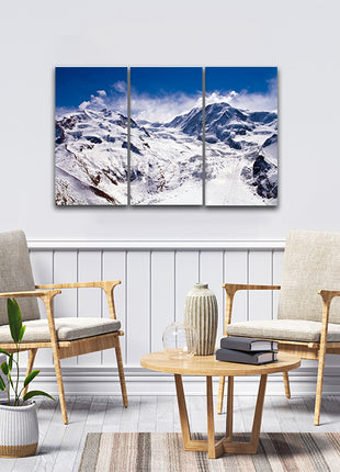 Ski Path Snow Covered MOUNTAIN at Matterhorn Switzerland AOA14307 {x3}