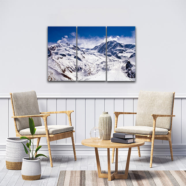 Ski Path Snow Covered MOUNTAIN at Matterhorn Switzerland AOA14307 {x3}