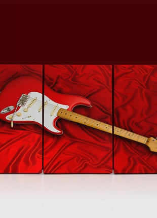 Super red electric guitar musical instrument AOA14301 {x3}