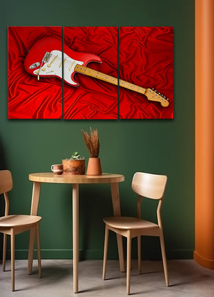 Super red electric guitar musical instrument AOA14301 {x3}