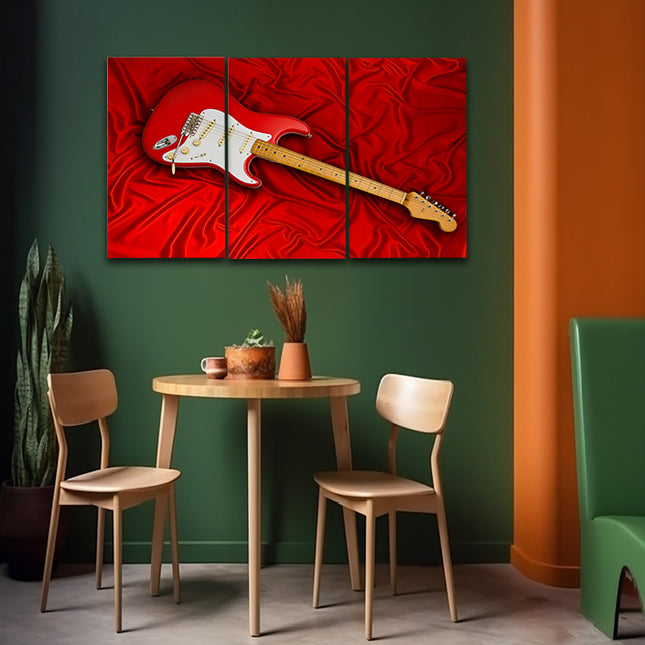 Super red electric guitar musical instrument AOA14301 {x3}