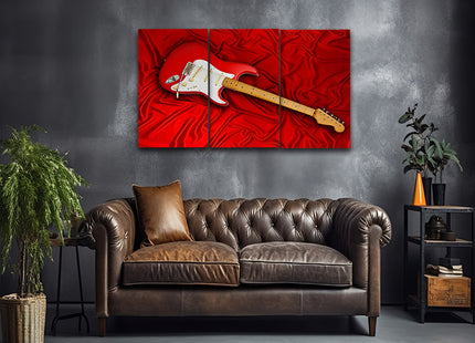 Super red electric guitar musical instrument AOA14301 {x3}