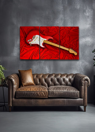 Super red electric guitar musical instrument AOA14301 {x3}