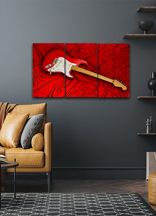 Super red electric guitar musical instrument AOA14301 {x3}