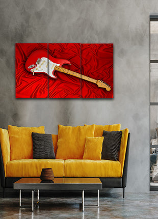 Super red electric guitar musical instrument AOA14301 {x3}
