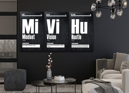 Vision Blueprint foresight, Mindset Foundation, Hustle the driving force AOA13177 {3x}