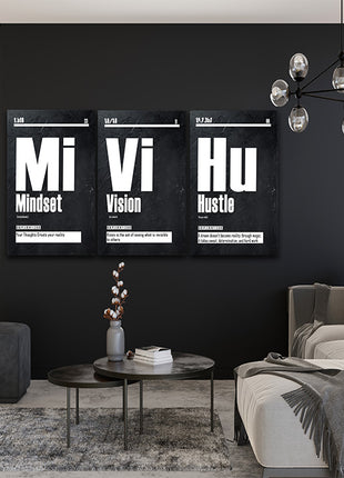 Vision Blueprint foresight, Mindset Foundation, Hustle the driving force AOA13177 {3x}