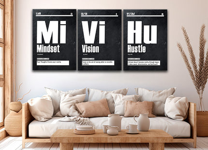 Vision Blueprint foresight, Mindset Foundation, Hustle the driving force AOA13177 {3x}