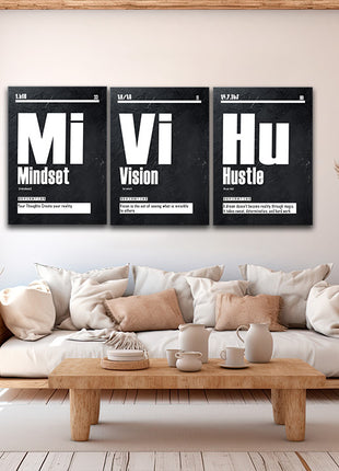 Vision Blueprint foresight, Mindset Foundation, Hustle the driving force AOA13177 {3x}