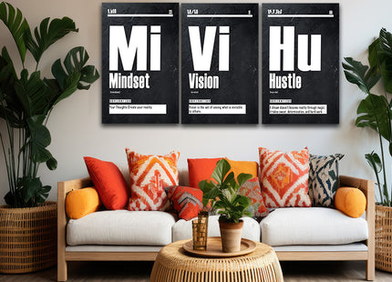 Vision Blueprint foresight, Mindset Foundation, Hustle the driving force AOA13177 {3x}