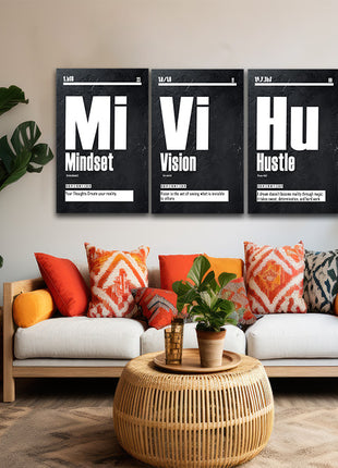Vision Blueprint foresight, Mindset Foundation, Hustle the driving force AOA13177 {3x}