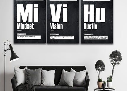 Vision Blueprint foresight, Mindset Foundation, Hustle the driving force AOA13177 {3x}