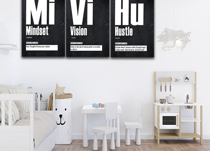 Vision Blueprint foresight, Mindset Foundation, Hustle the driving force AOA13177 {3x}