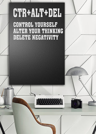 CTR ALT DEL CONTROL YOURSELF ALTER YOUR THINKING AOA14323