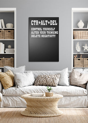 CTR ALT DEL CONTROL YOURSELF ALTER YOUR THINKING AOA14323