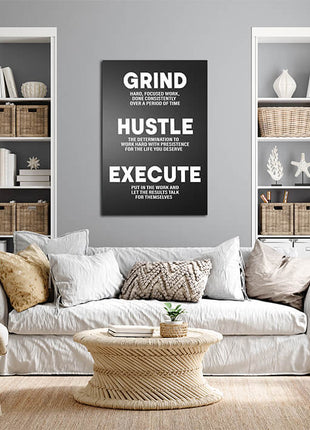 GRIND HUSTLE EXECUTE PUT IN THE WORK OVER A PERIOD OF TIME AOA14326