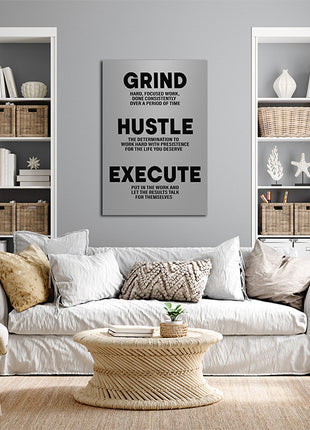 Grind Hustle Execute DONE CONSISTENTLY OVER A PERIOD OF TIME AOA14330
