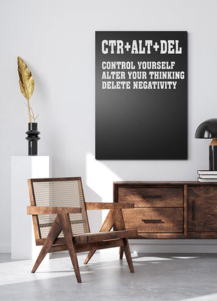 CTR ALT DEL CONTROL YOURSELF ALTER YOUR THINKING AOA14323