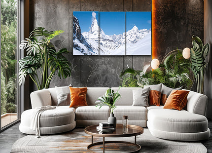 Matterhorn peak Switzerland Snow Covered MOUNTAIN AOA14310 {x3}