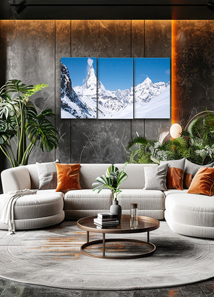 Matterhorn peak Switzerland Snow Covered MOUNTAIN AOA14310 {x3}