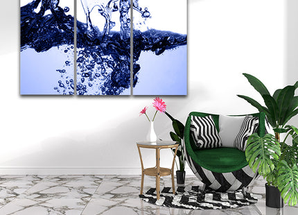 Blue Water Splatter Deep clear water AOA14280 {3x}