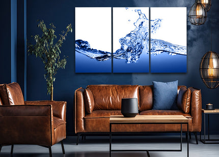 Blue Water Splatter Deep clear water AOA14281 {3x}