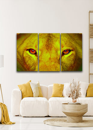 female lion eyes close up arted AOA14295 {x3}
