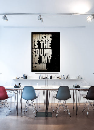 Music Is The Sound Of My Soul CANVAS PRINT AOAY8088