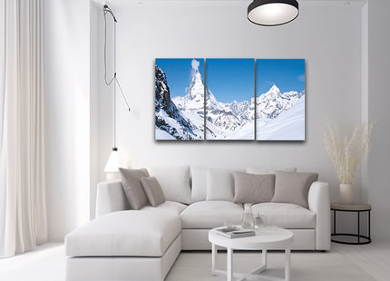 Matterhorn peak Switzerland Snow Covered MOUNTAIN AOA14310 {x3}