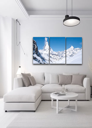 Matterhorn peak Switzerland Snow Covered MOUNTAIN AOA14310 {x3}