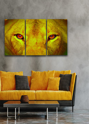 female lion eyes close up arted AOA14295 {x3}