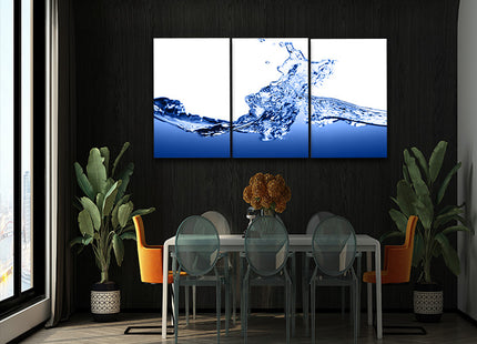 Blue Water Splatter Deep clear water AOA14281 {3x}